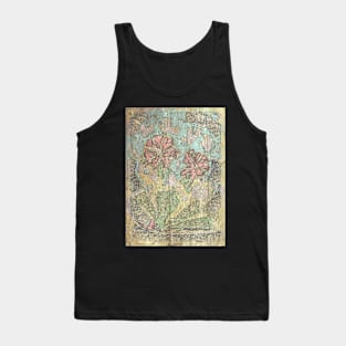 Pastel Wildflowers. Tank Top